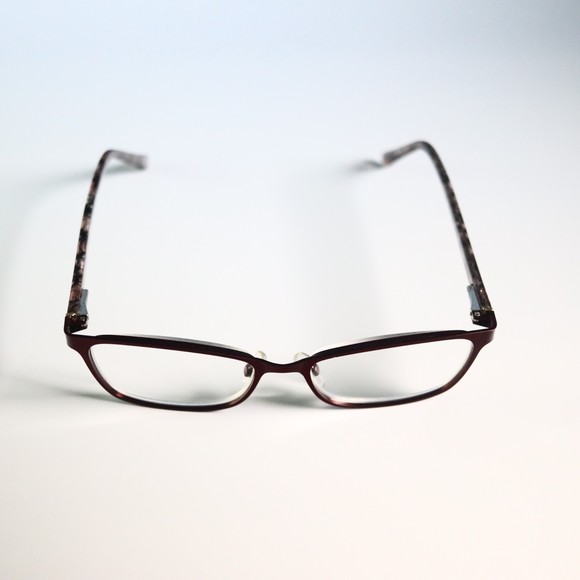 Design optics by foster grant 52-16 140 +3.00 eyeglasses browline frame N9 - Picture 2 of 8